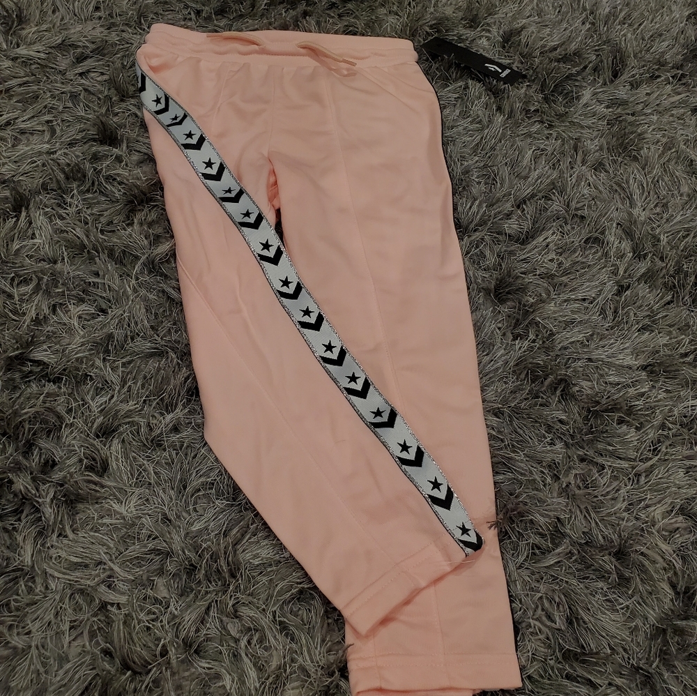 NWT Girl's Converse Light Pink Pants size 5
